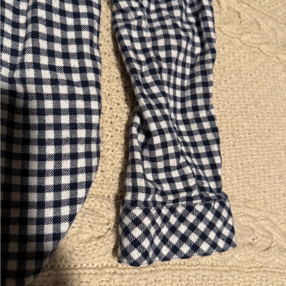 C & C California SZ S Long Sleeves Black and White Gingham Button-Up Shirt - Picture 10 of 16